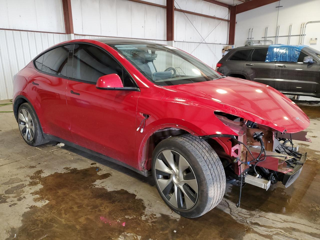 VIN 7SAYGDEE0NF339122 2022 TESLA MODEL Y no.4