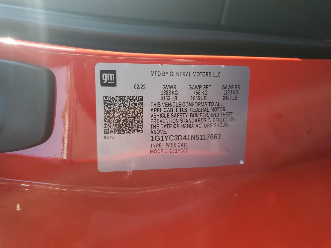 2022 Chevrolet Corvette - Image 12