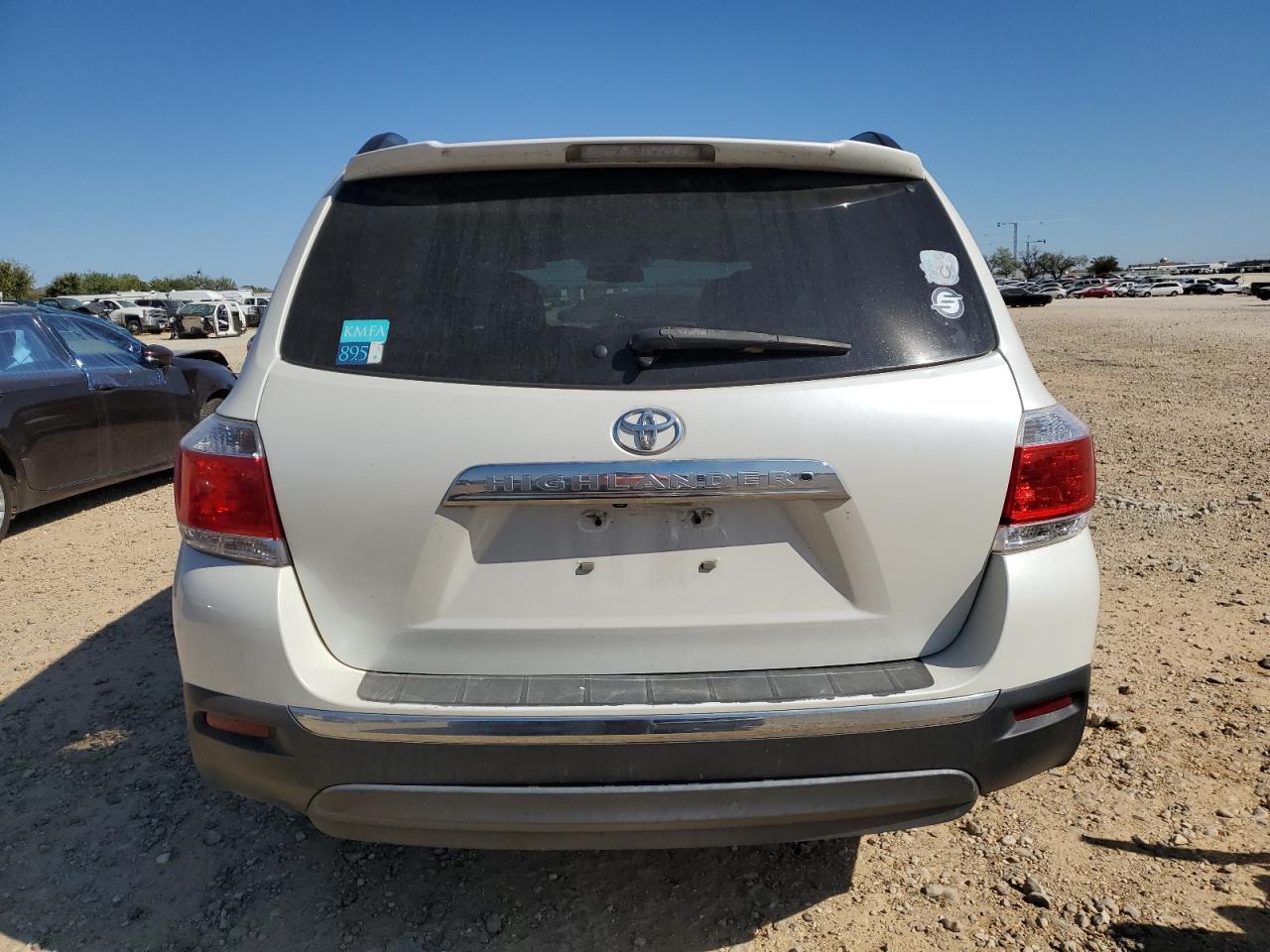 VIN 5TDYK3EH4DS123896 2013 TOYOTA HIGHLANDER no.6