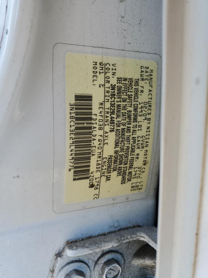 2009 Nissan Versa S VIN: 3N1BC13E29L449776 Lot: 78458264