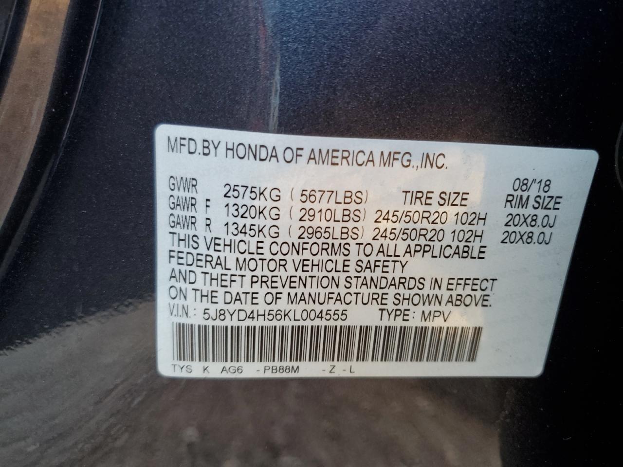 2019 Acura MDX - Image 13