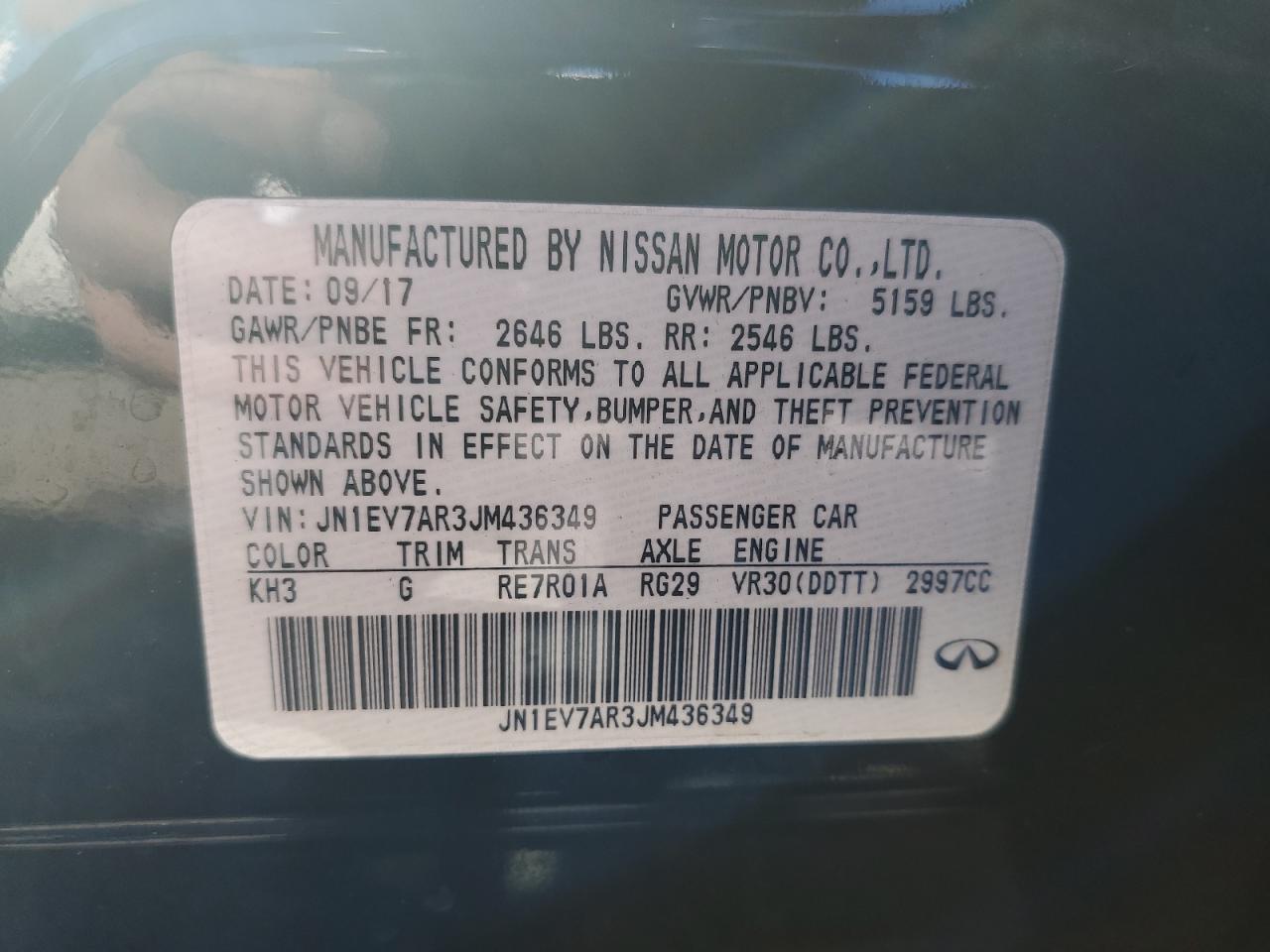 2018 Infiniti Q50 - Image 12