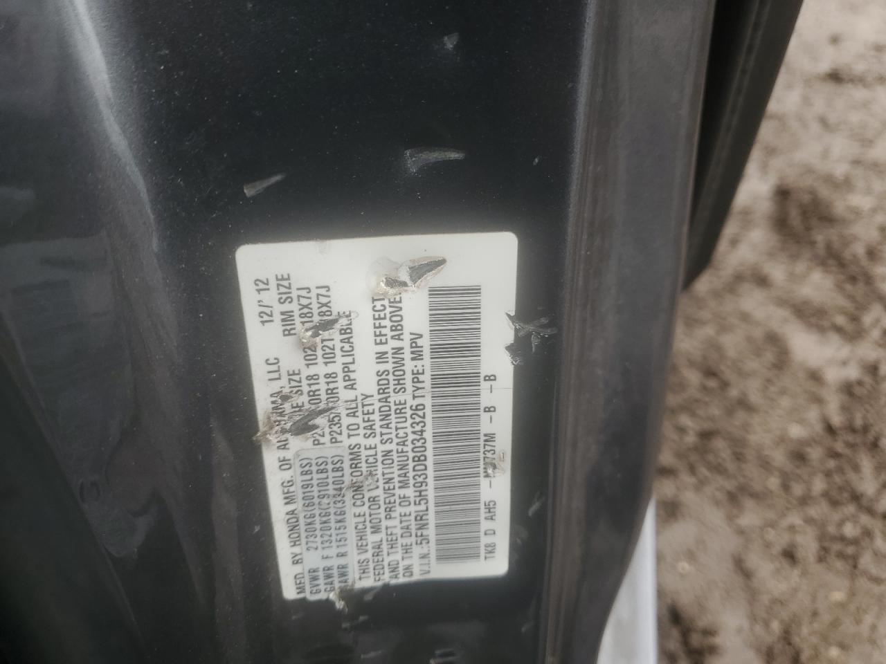2013 Honda Odyssey - Image 12