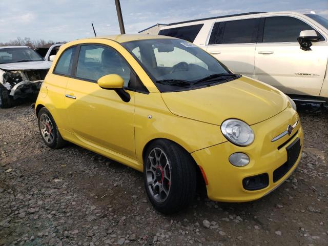  FIAT 500 2013 Желтый