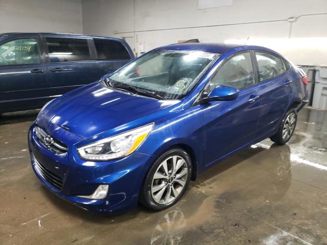  HYUNDAI ACCENT 2016 Синий