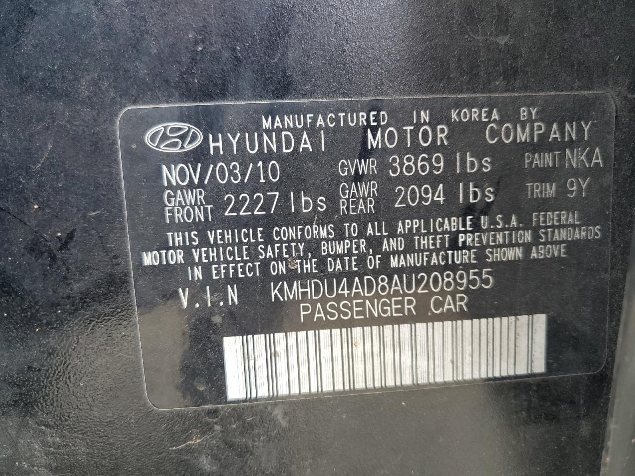 2010 Hyundai Elantra - Image 14