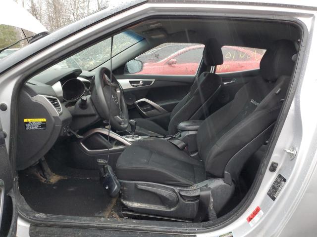 Coupet HYUNDAI VELOSTER 2017 Srebrny