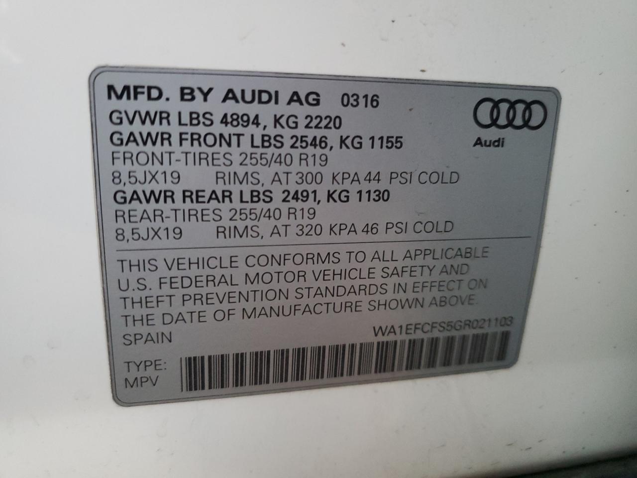 2016 Audi Q3 - Image 13