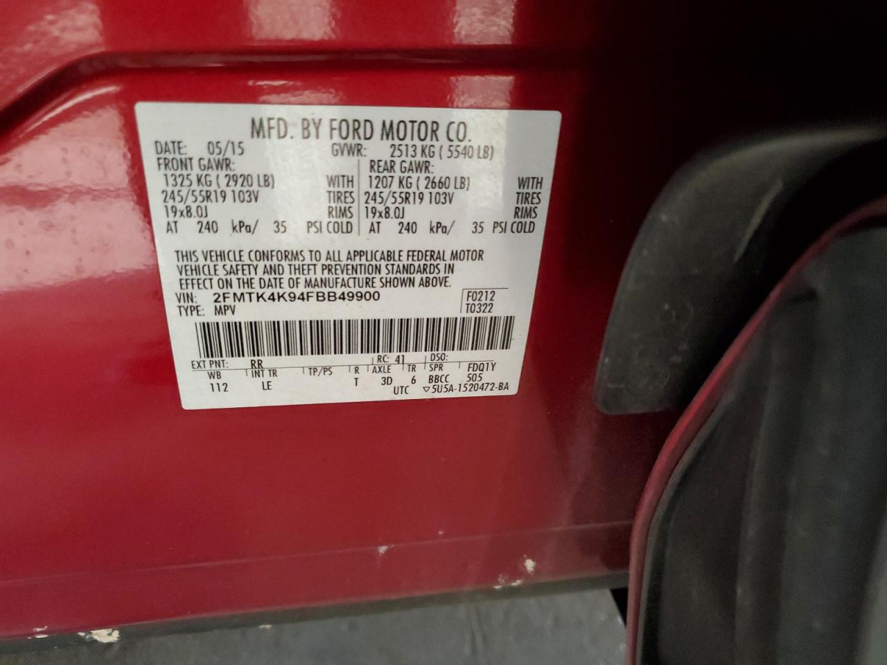 2015 Ford Edge - Image 13