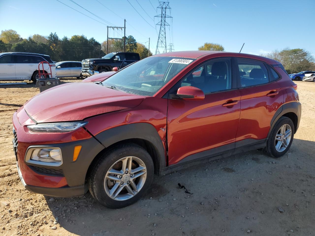 2021 Hyundai Kona Se VIN: KM8K1CAA1MU691077 Lot: 81366904