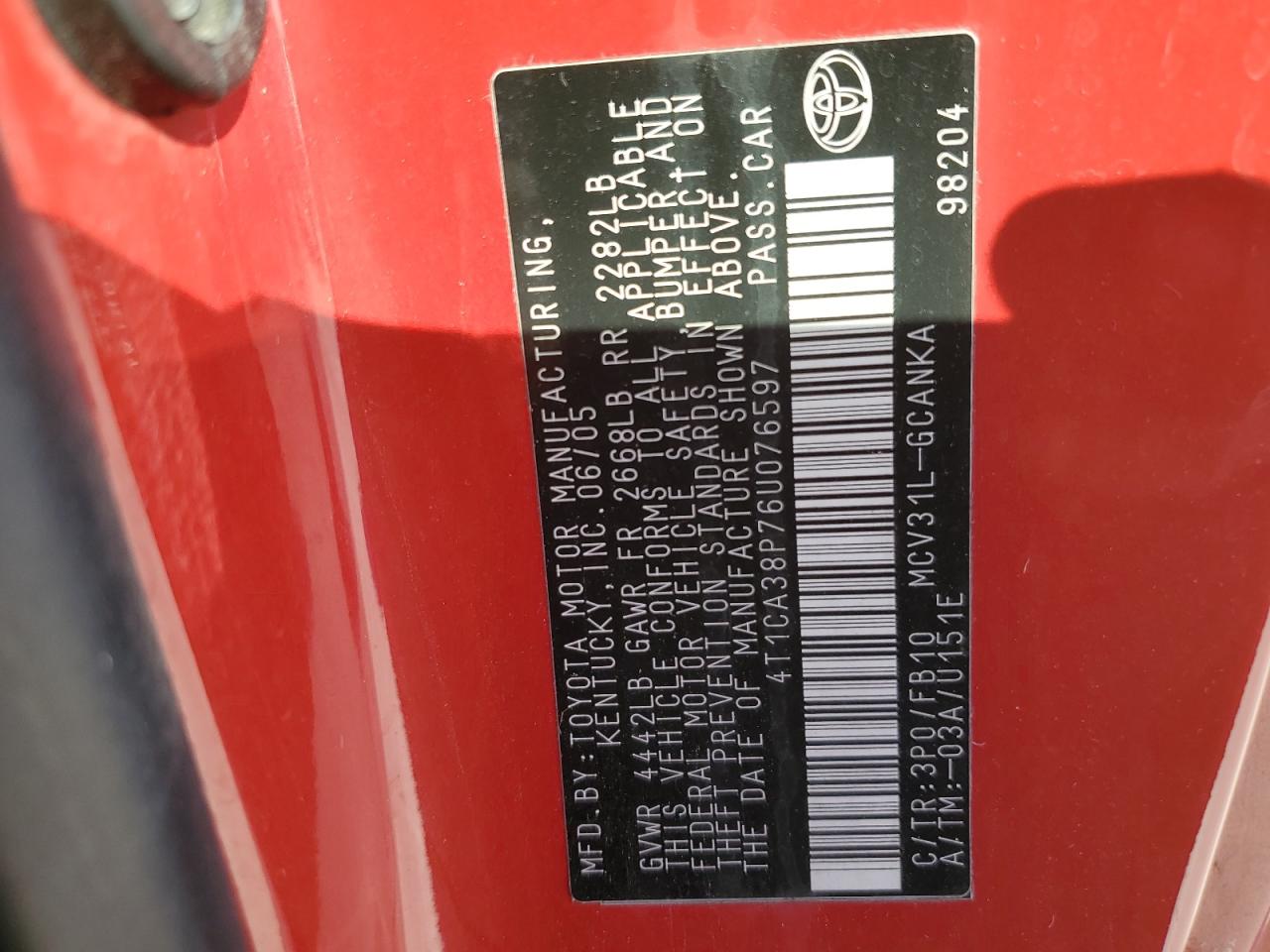 2006 Toyota Camry Solara - Image 12