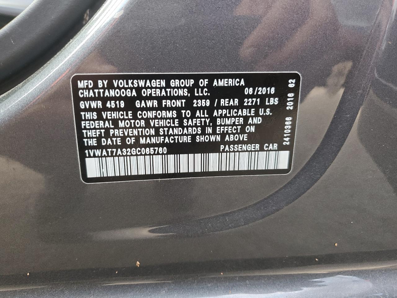 2016 Volkswagen Passat - Image 13