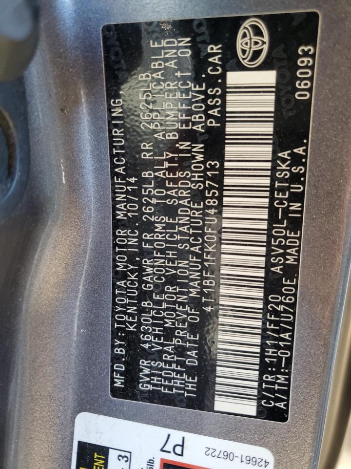 4T1BF1FK0FU485713 2015 TOYOTA CAMRY - Image 12
