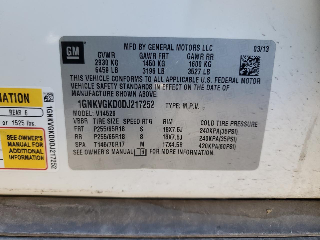 2013 Chevrolet Traverse - Image 14