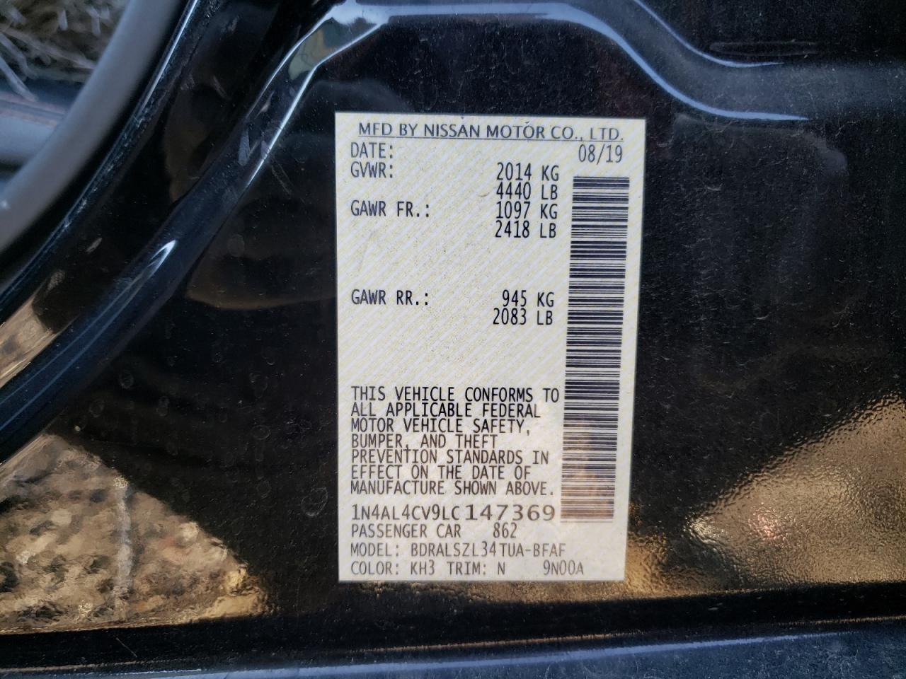 2020 Nissan Altima - Image 12
