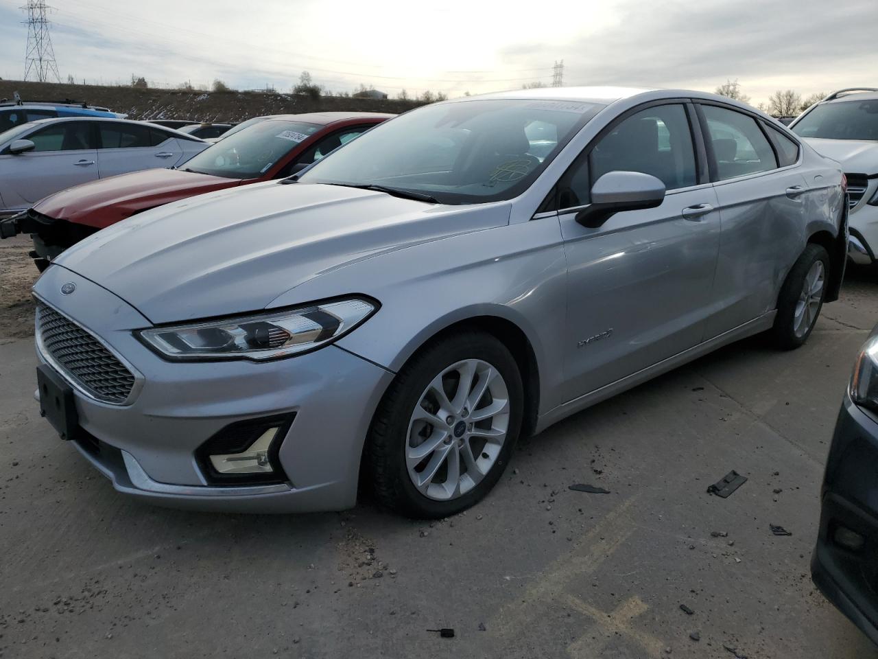 2019 Ford Fusion Se VIN: 3FA6P0LUXKR119140 Lot: 80341734