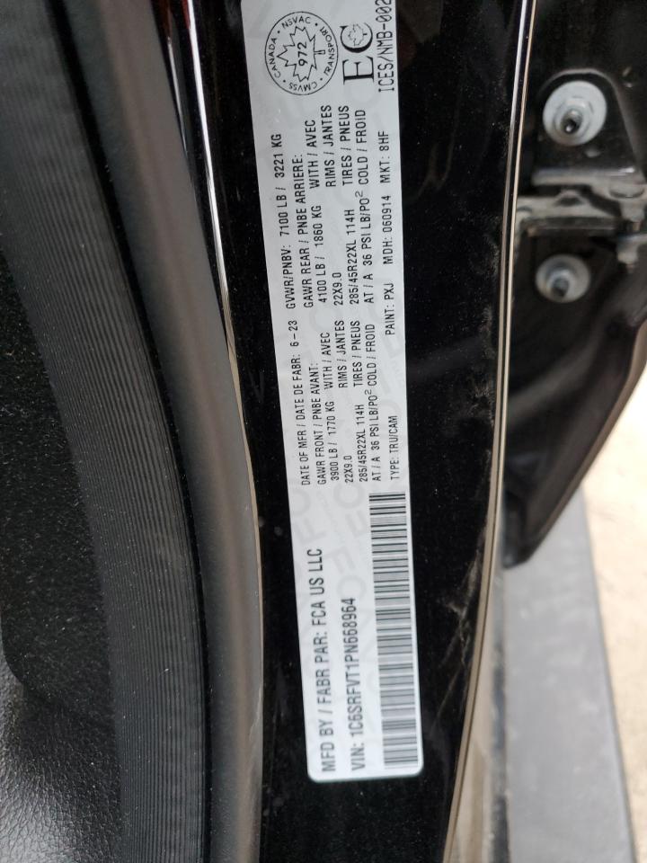 2023 Ram 1500 Sport VIN: 1C6SRFVT1PN668964 Lot: 95057225