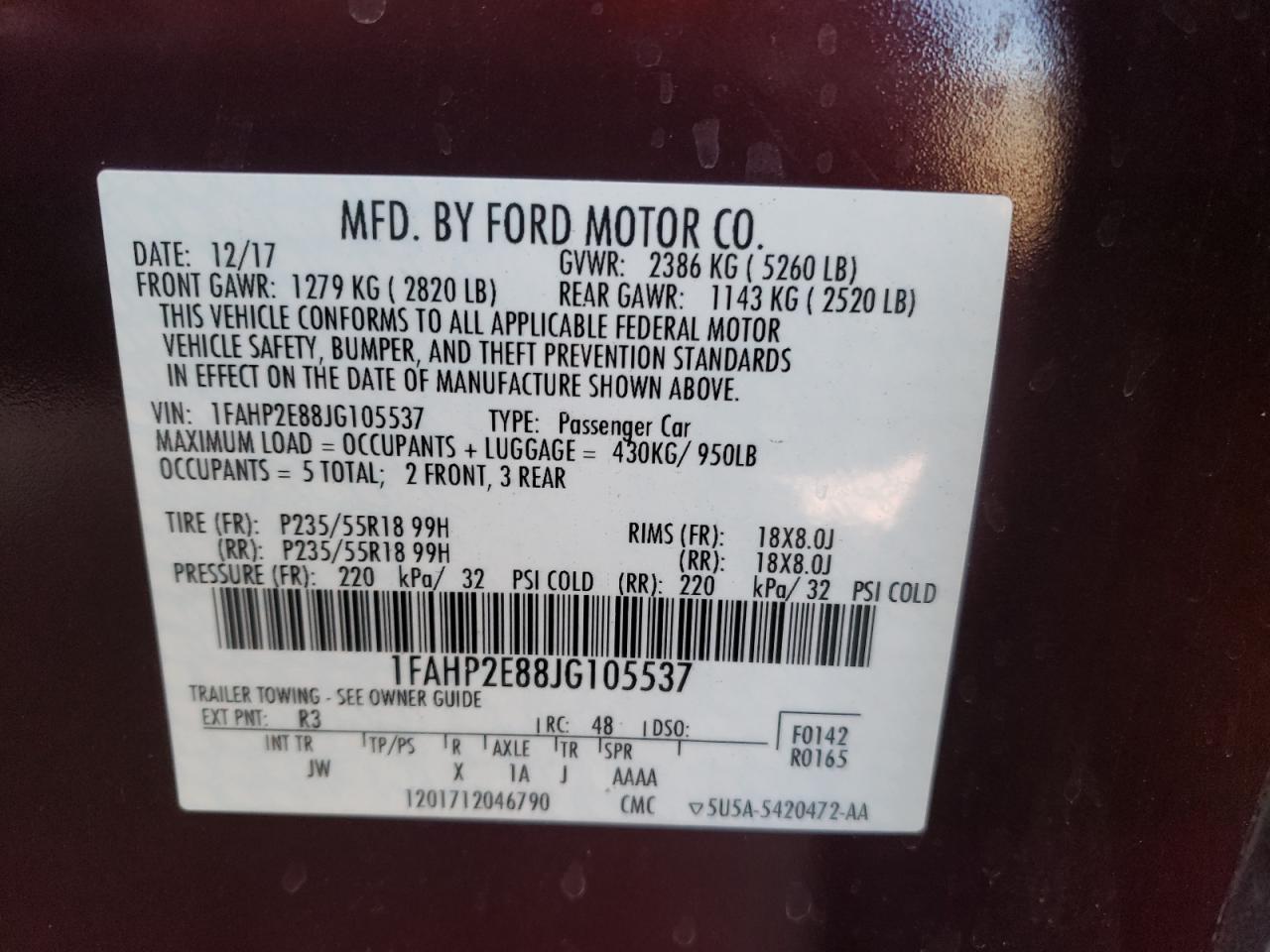 2018 Ford Taurus - Image 15