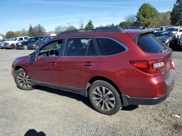  SUBARU OUTBACK 2015 Красный