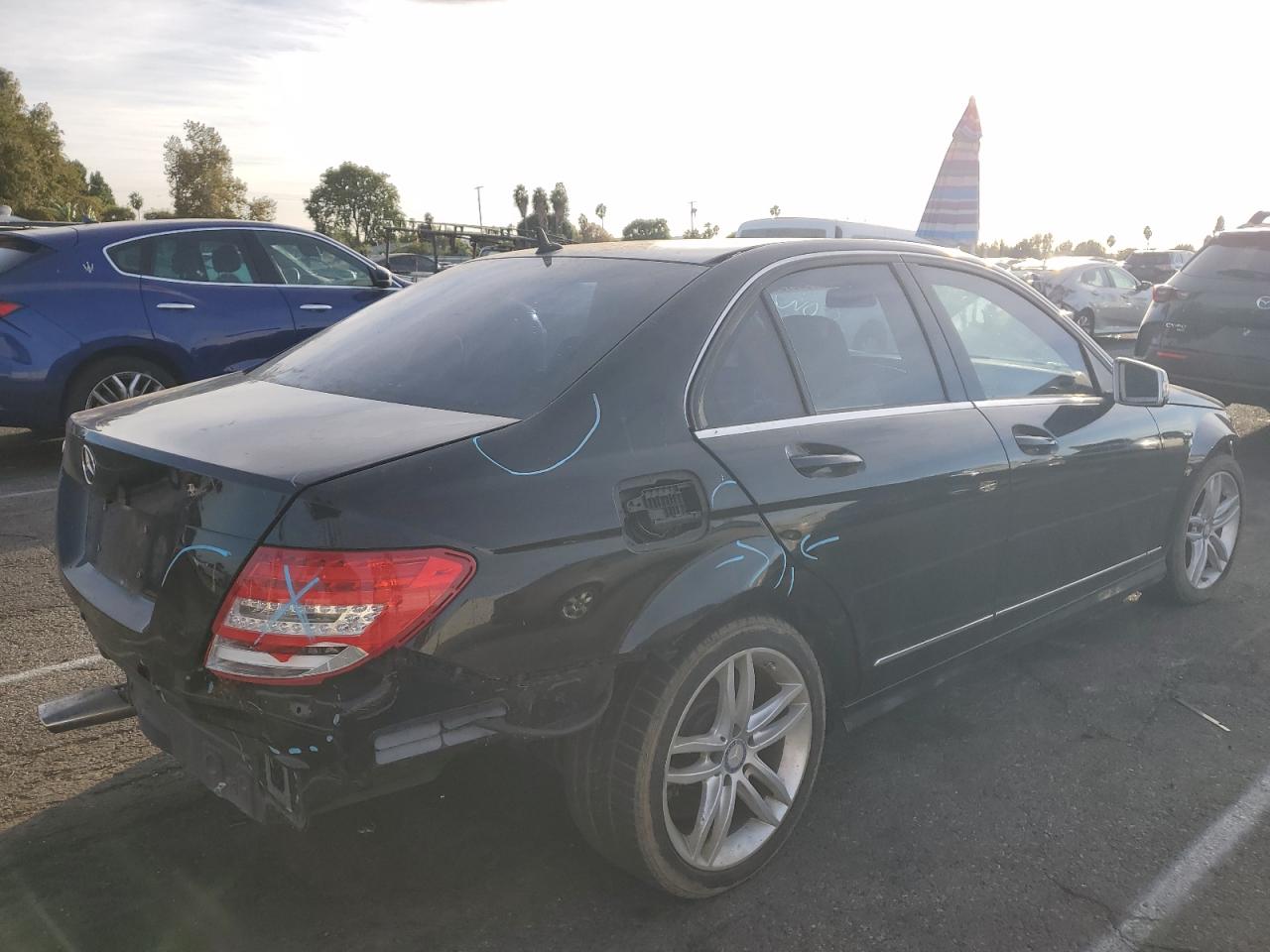 VIN WDDGF4HB2ER306961 2014 MERCEDES-BENZ C-CLASS no.3