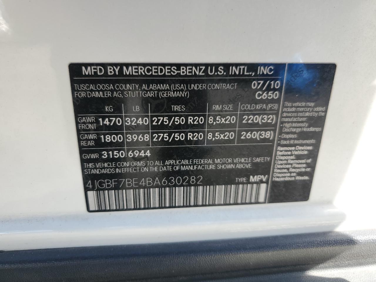 2011 Mercedes-Benz GL-klasse - Image 12
