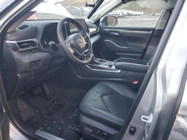  TOYOTA HIGHLANDER 2023 Серебристый