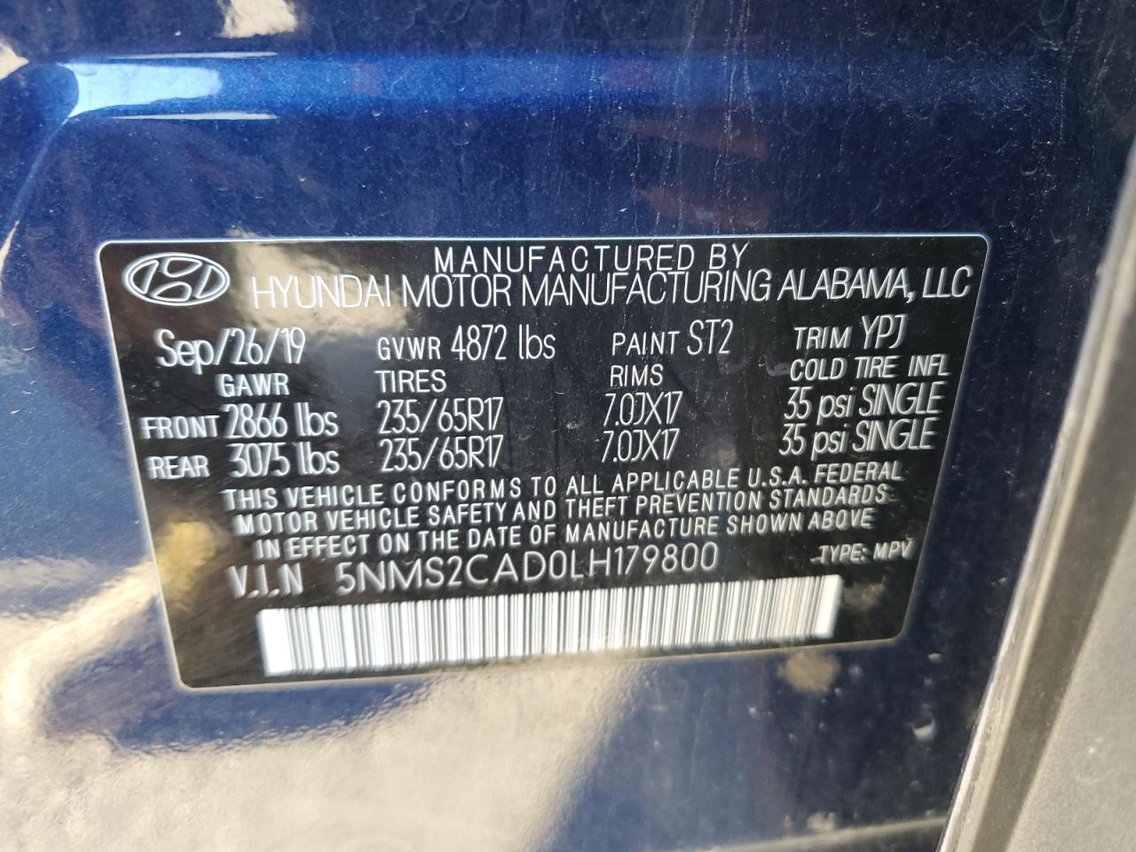 2020 Hyundai Santa Fe - Image 13