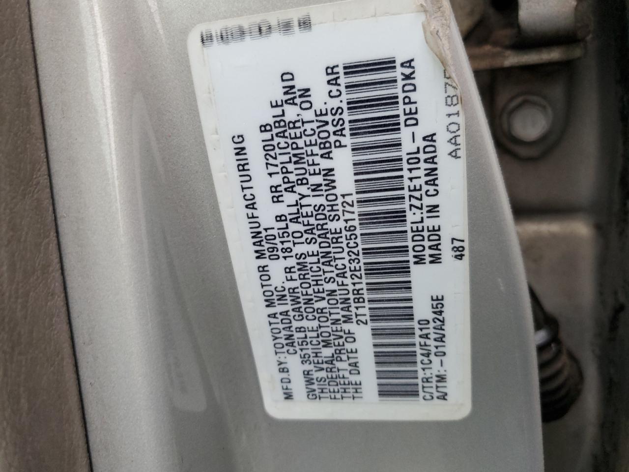 2002 Toyota Corolla - Image 12