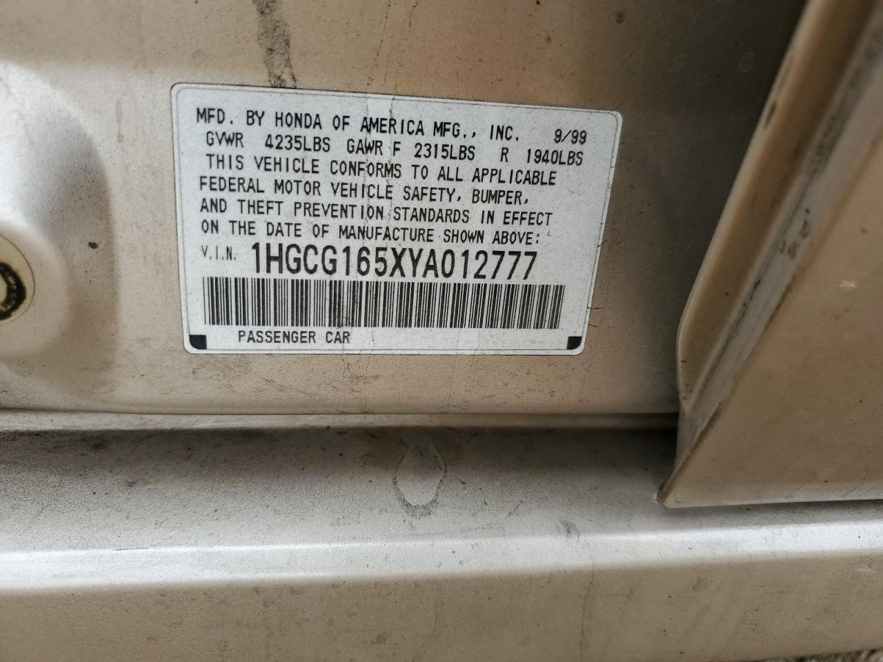2000 Honda Accord - Image 13