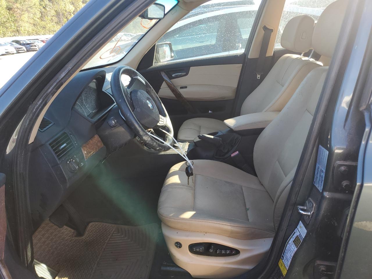 2008 BMW X3 3.0Si VIN: WBXPC93438WJ20637 Lot: 80959244