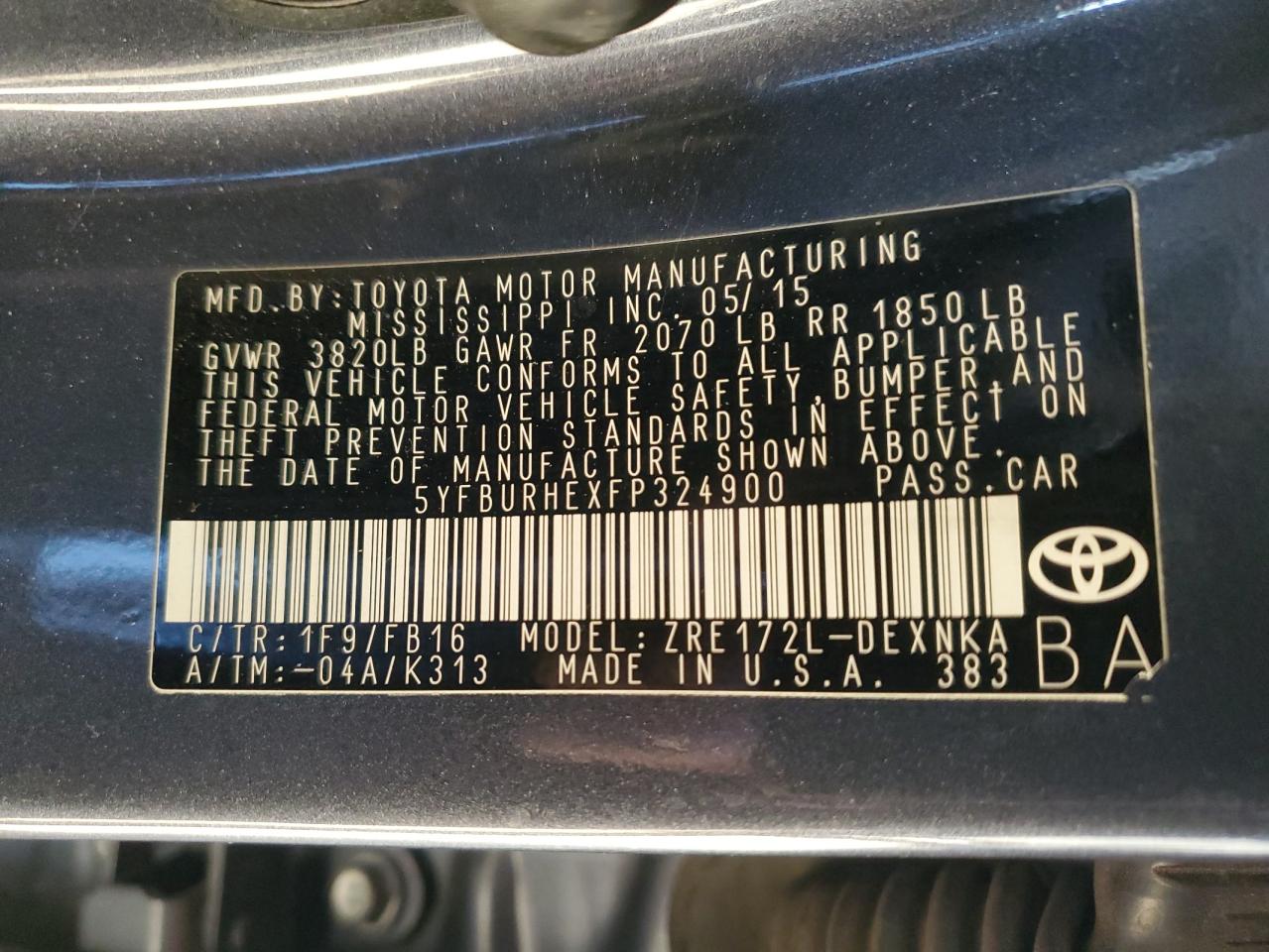 2015 Toyota Corolla - Image 12