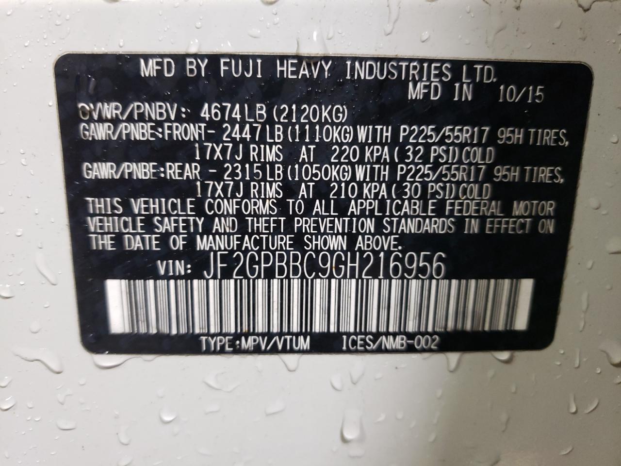 2016 Subaru XV - Image 13