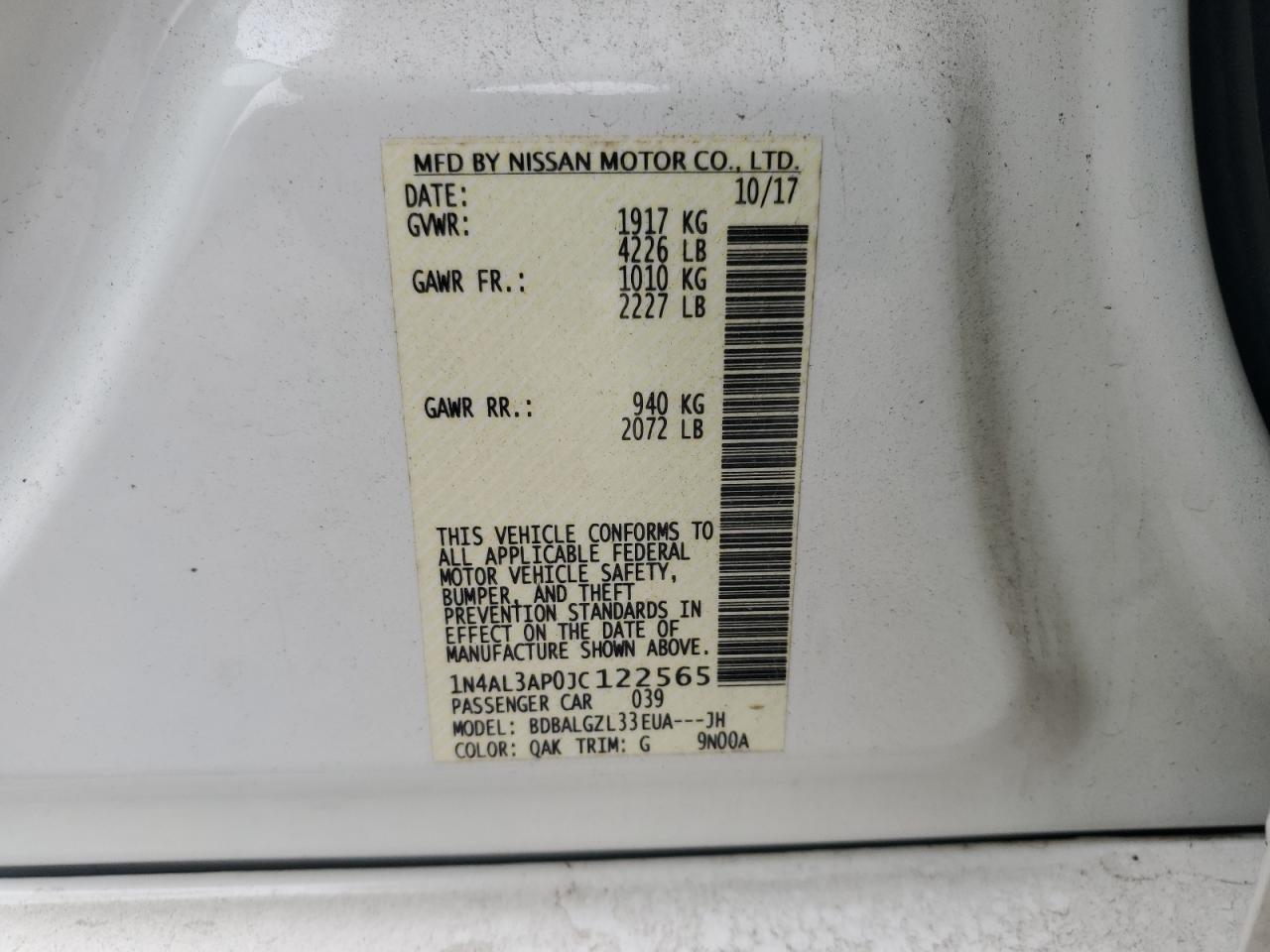 2018 Nissan Altima - Image 13