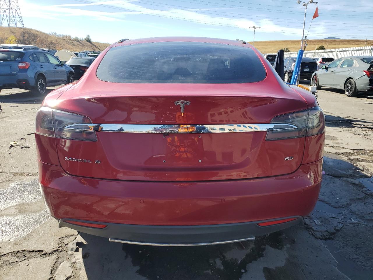 2014 Tesla Model S VIN: 5YJSA1H1XEFP43699 Lot: 78803914