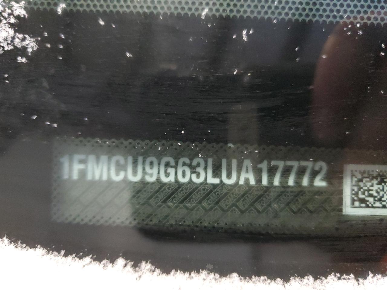 2020 Ford Escape Se VIN: 1FMCU9G63LUA17772 Lot: 82207264