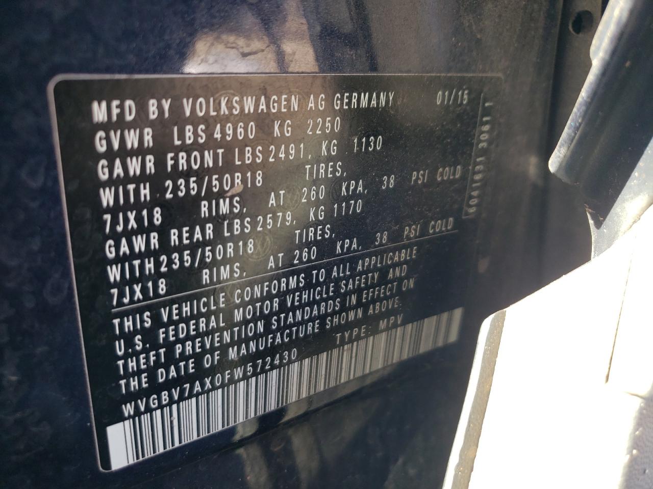 2015 Volkswagen Tiguan - Image 12