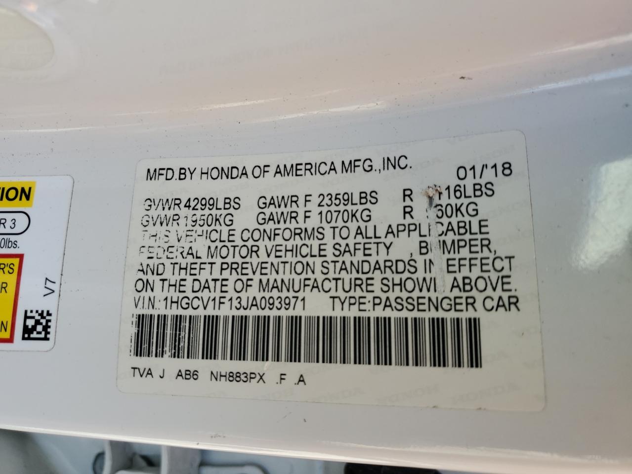 2018 Honda Accord - Image 12