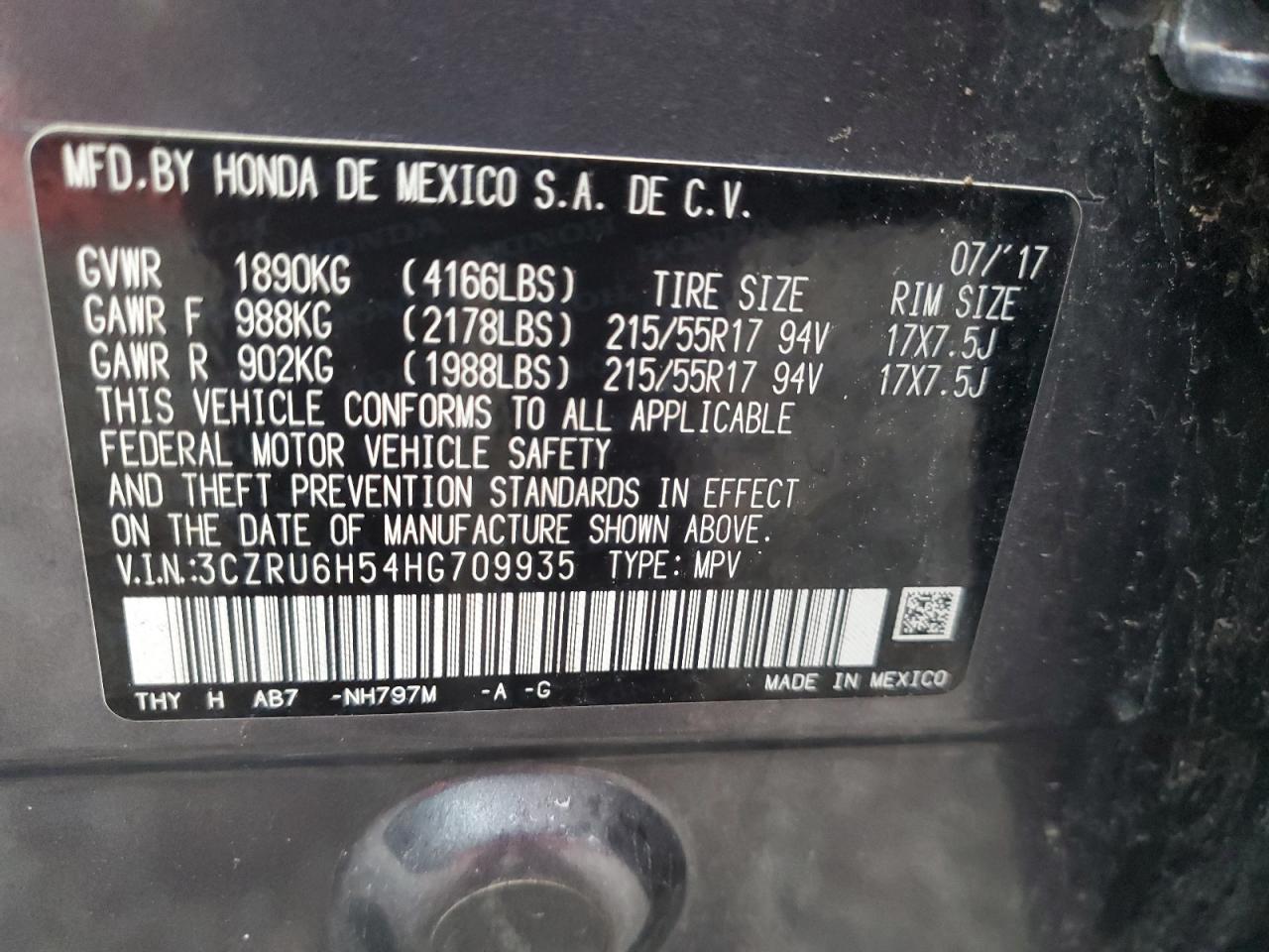 2017 Honda HR-V - Image 12