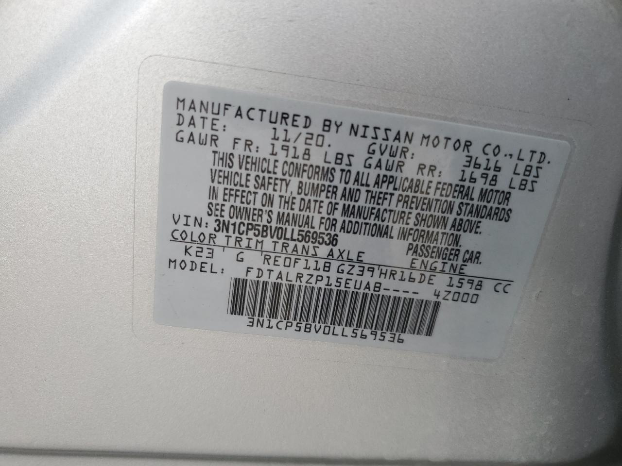 2020 Nissan Kicks - Image 12