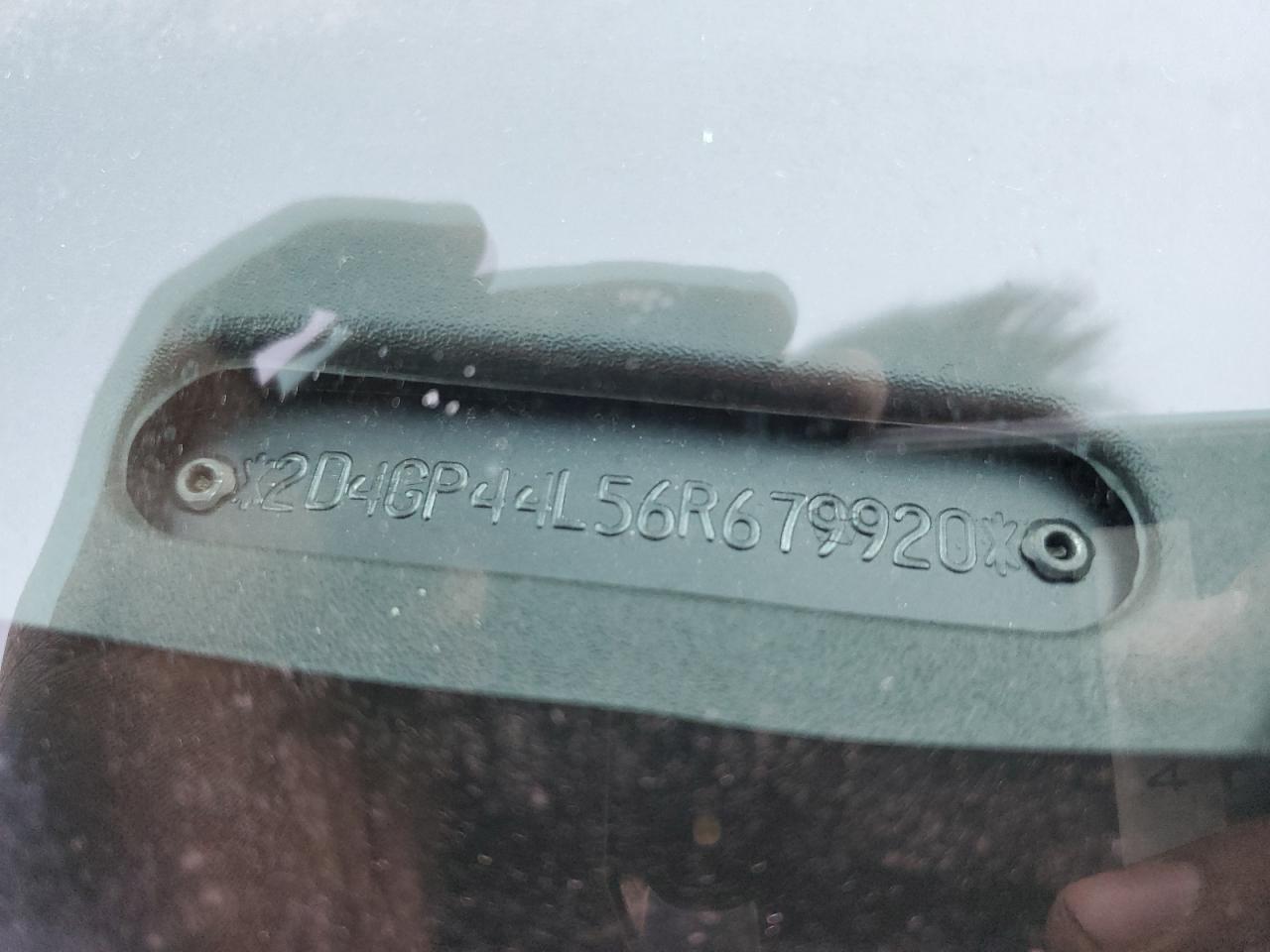 2006 Dodge Grand Caravan Sxt VIN: 2D4GP44L56R679920 Lot: 82750514