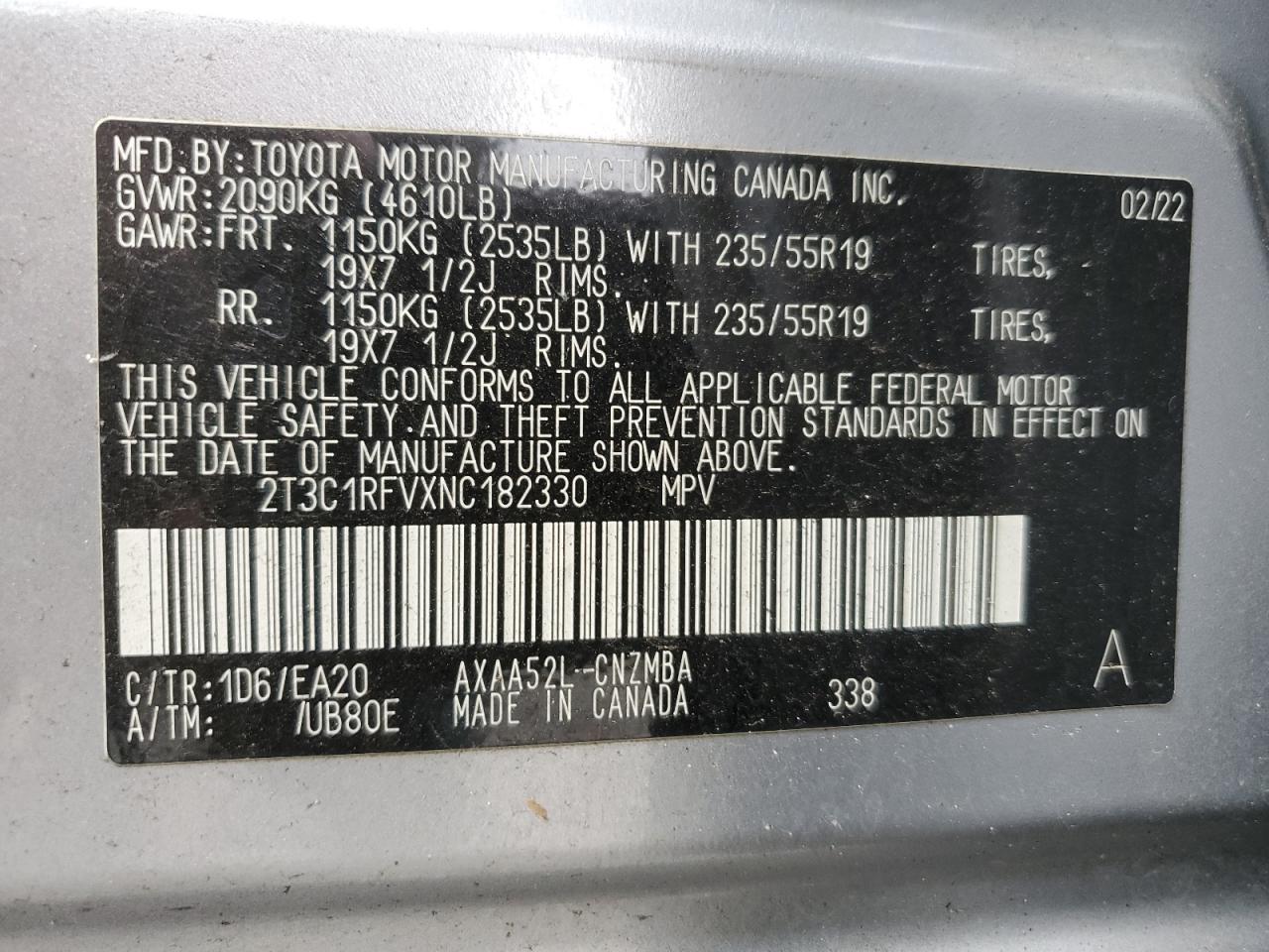 2022 Toyota RAV 4 - Image 14