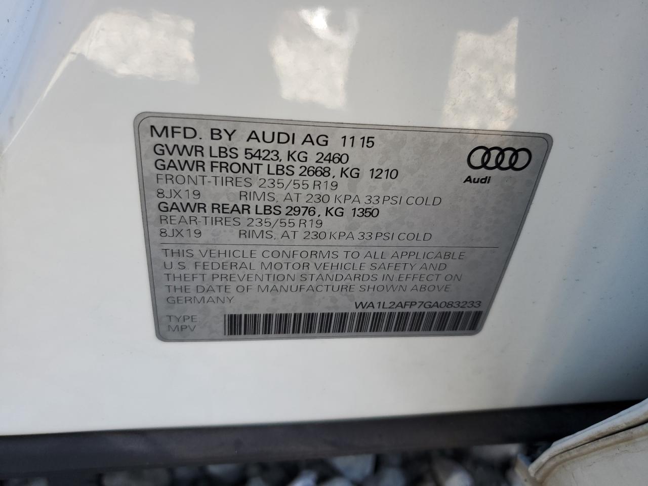 2016 Audi Q5 - Image 13