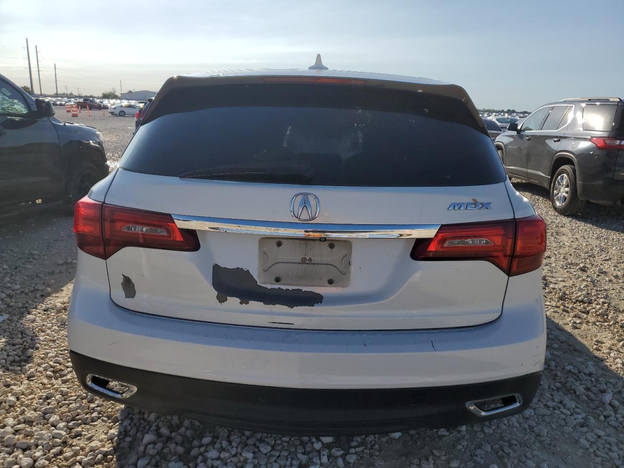 VIN 5FRYD3H41GB002687 2016 ACURA MDX no.6