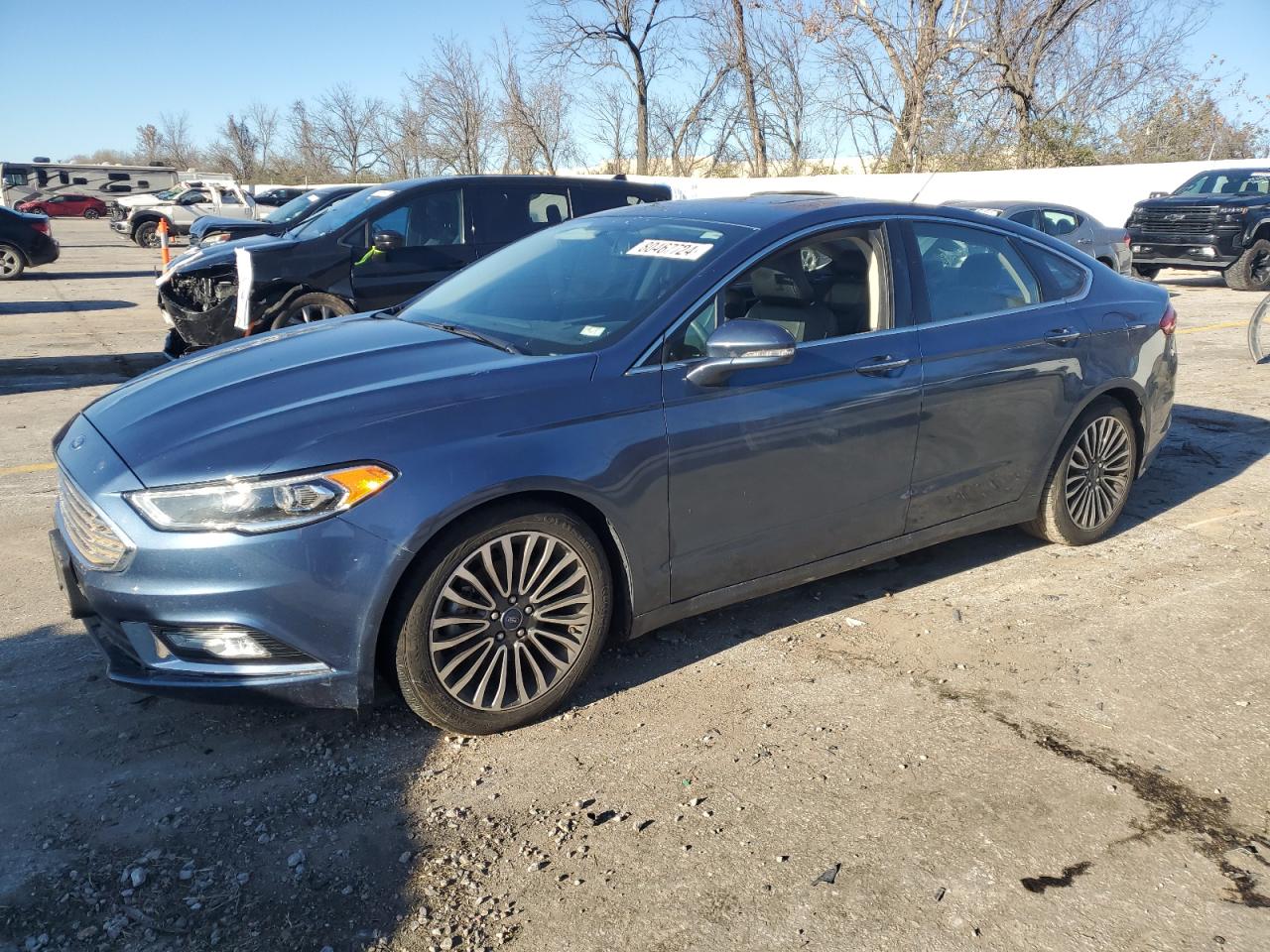 VIN 3FA6P0D93JR207004 2018 FORD FUSION no.1