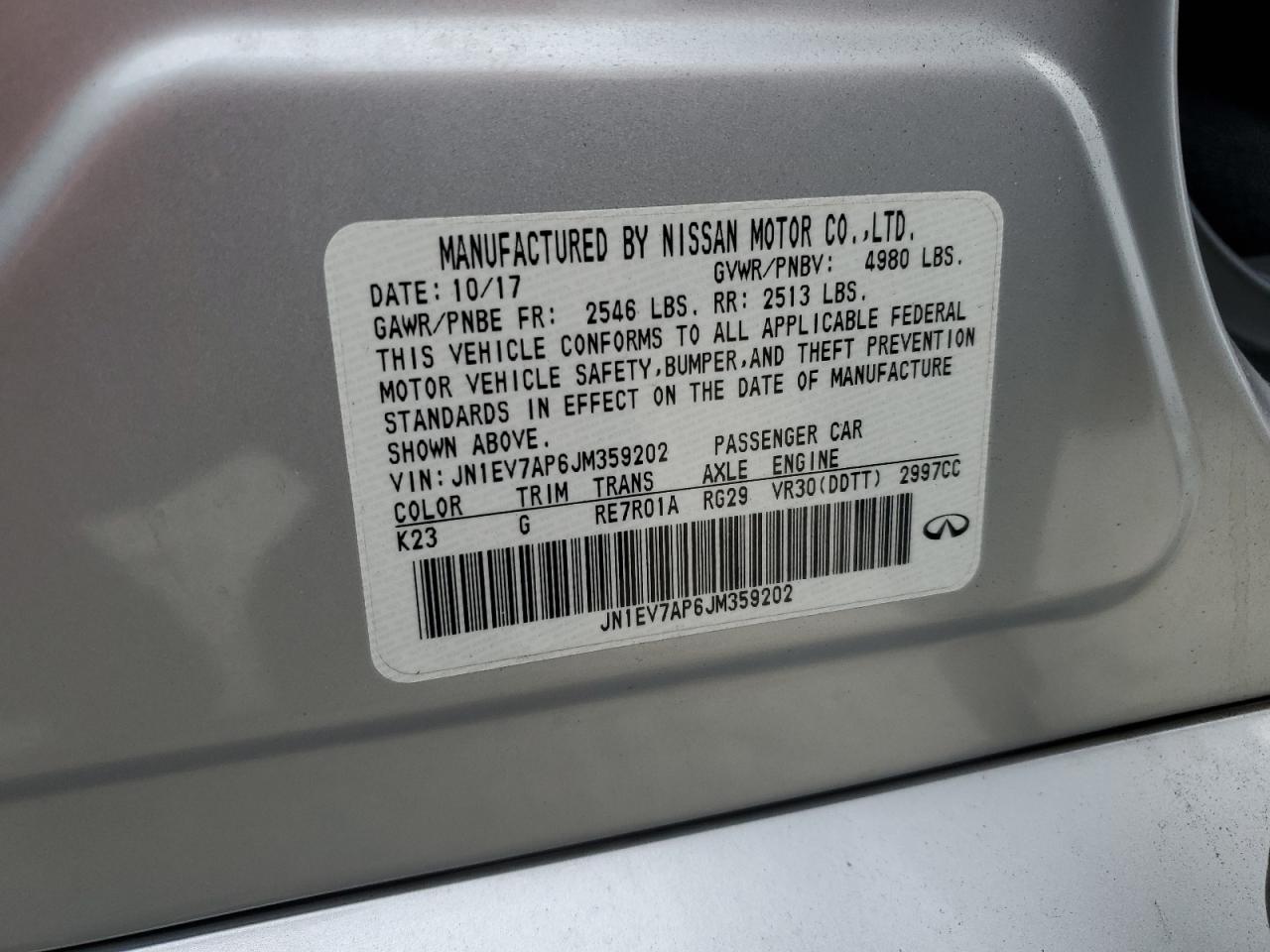 2018 Infiniti Q50 - Image 13