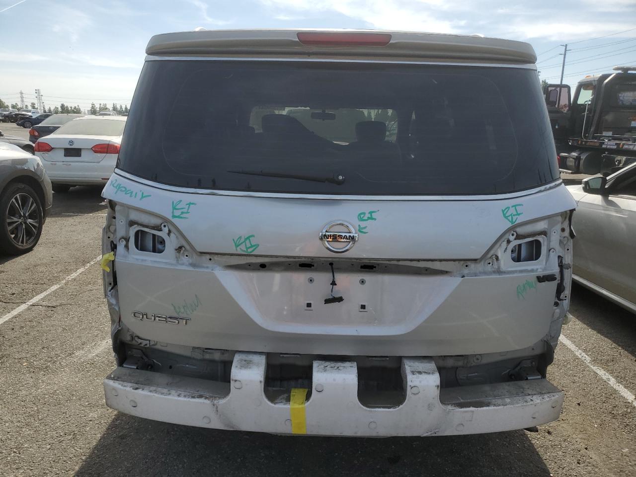 2015 Nissan Quest S VIN: JN8AE2KP2F9127658 Lot: 81320944