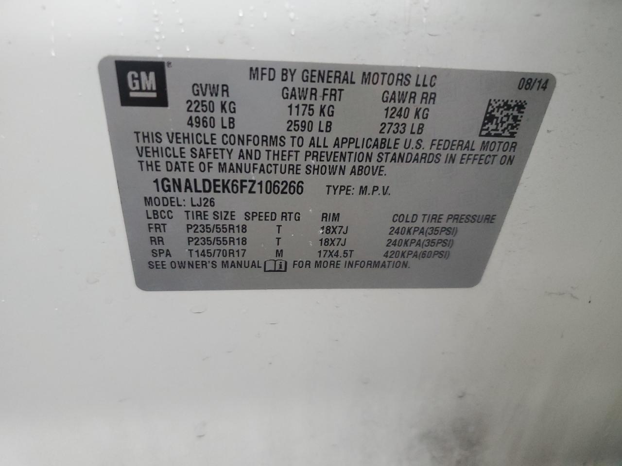 2015 Chevrolet Equinox - Image 15