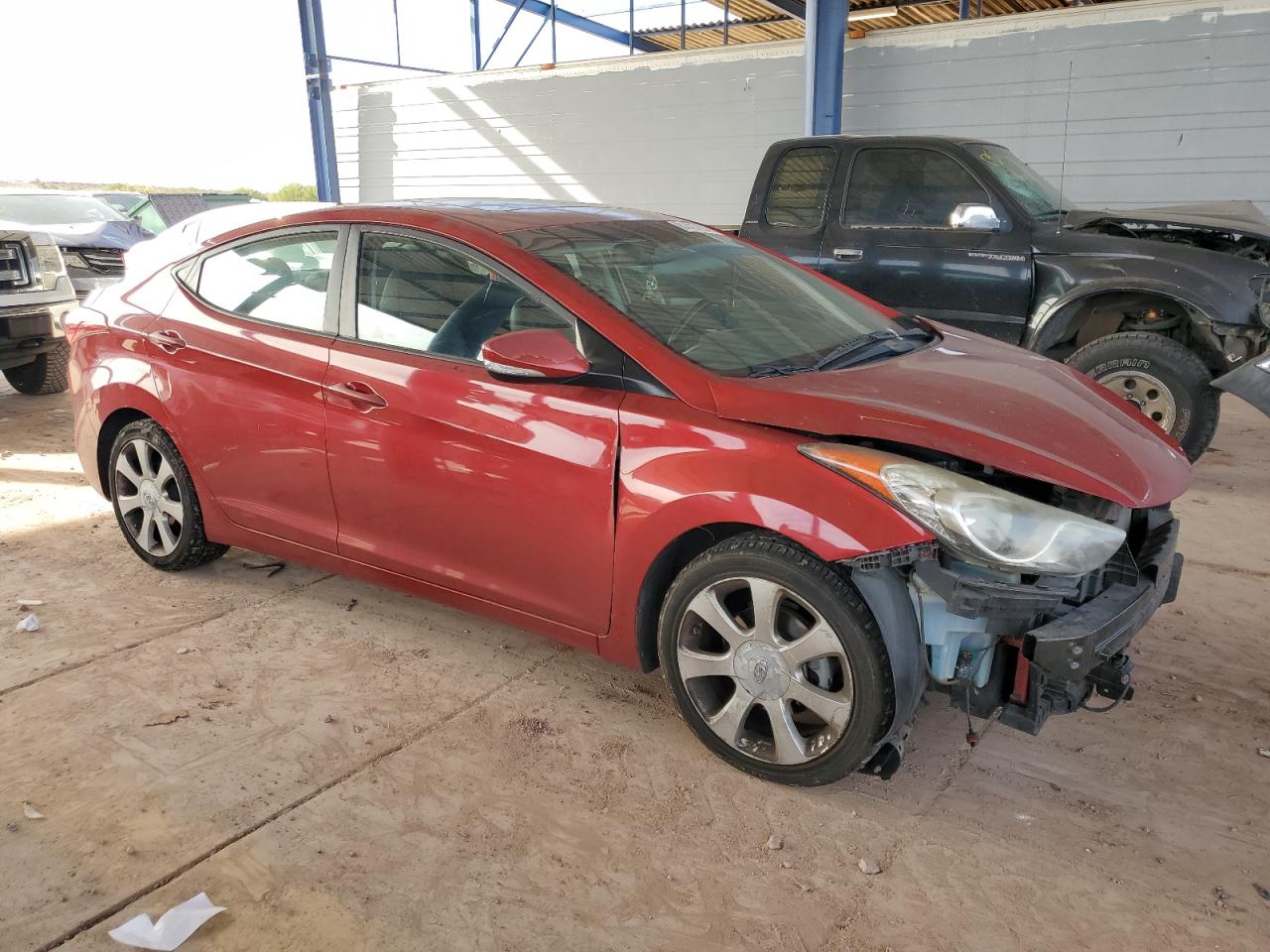 VIN KMHDH4AE1DU745863 2013 HYUNDAI ELANTRA no.4