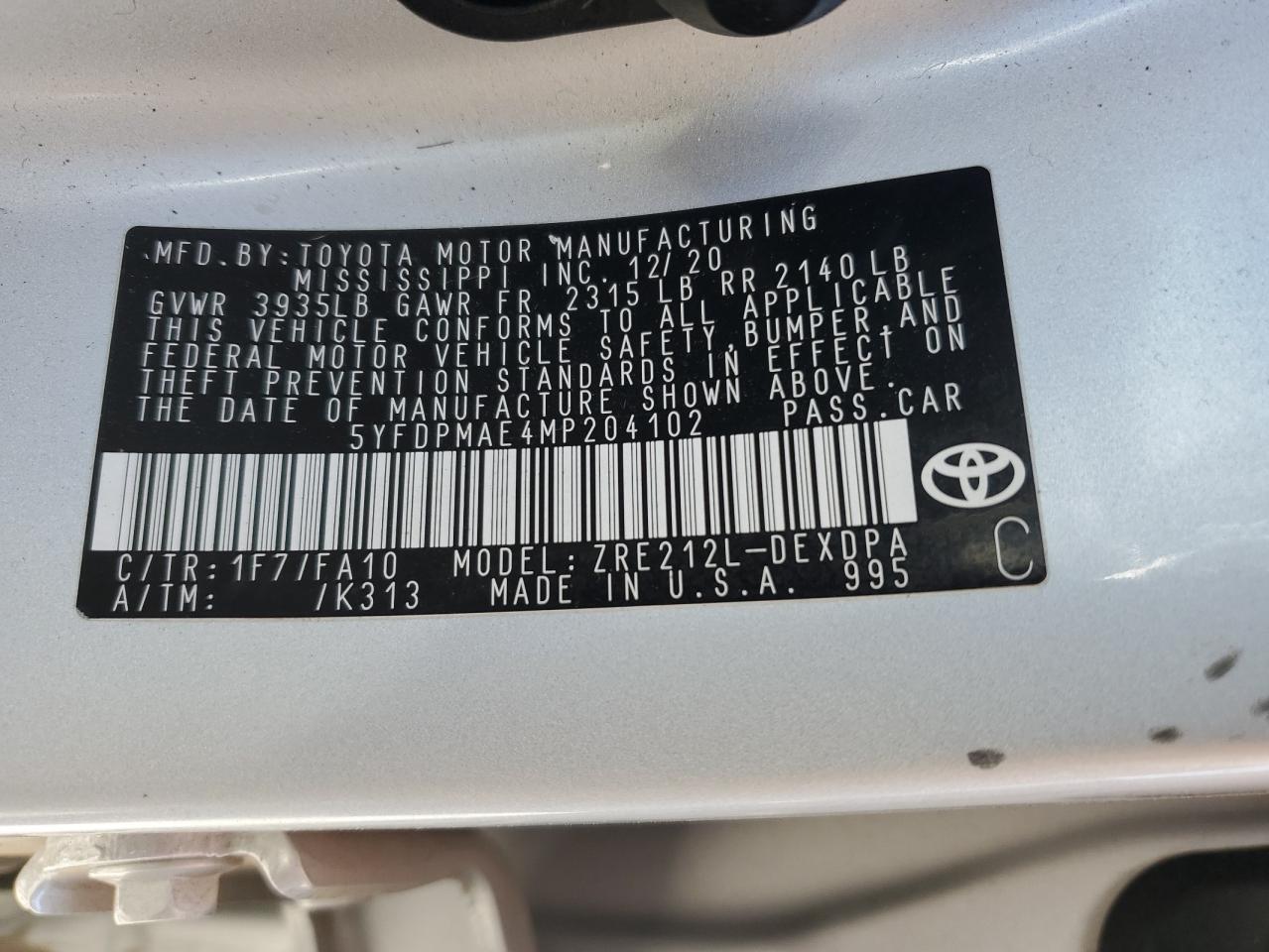 2021 Toyota Corolla - Image 14
