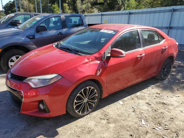  TOYOTA COROLLA 2014 Red